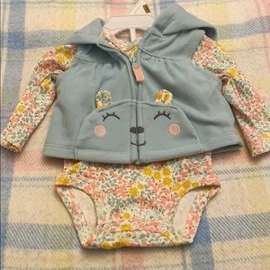 Newborn set onesie and vest
